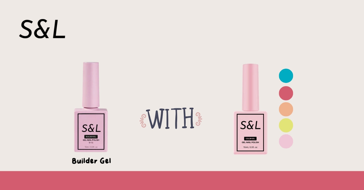 Buider gel with gel polish