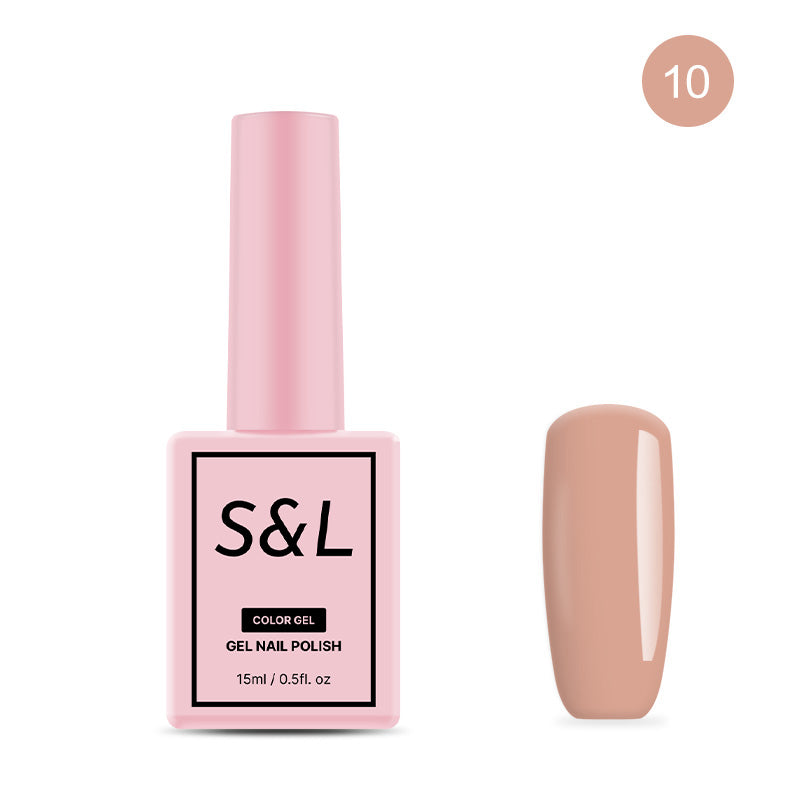 S&L Gel Nail Polish No. 010 Nude Beach
