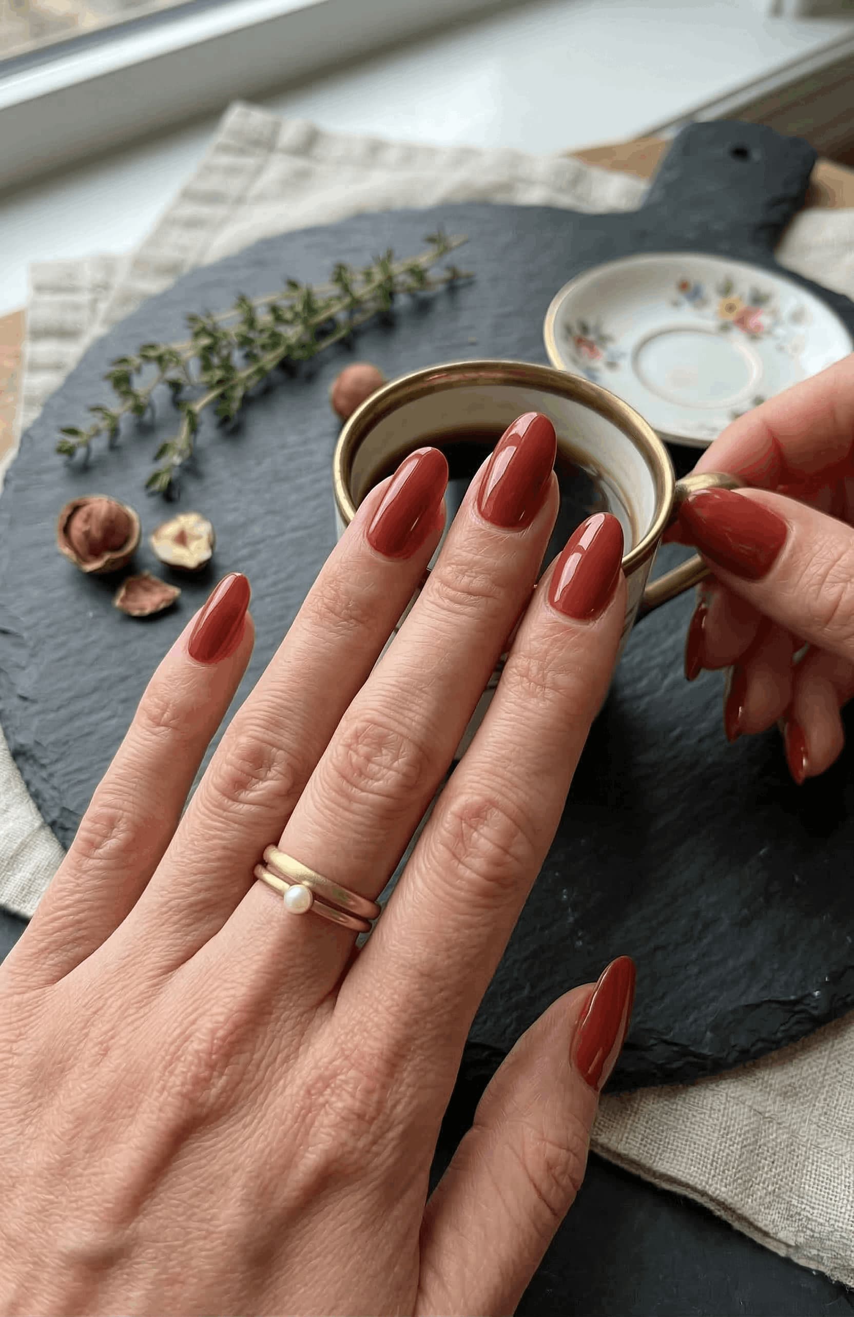 Gel Nail Polish No. 069 Rum Raisin - Warm Orange Brown