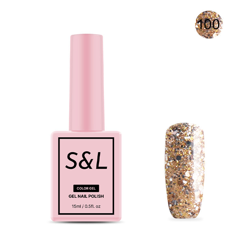 S&L Gel Polish No 100 Gold Rush