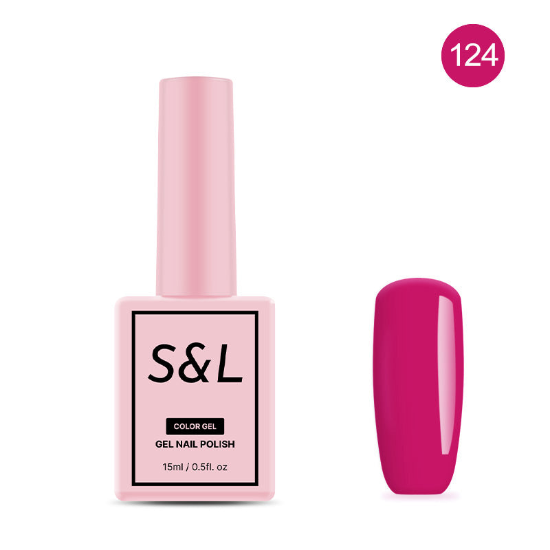 S&L Gel Polish No 124 Fuchsia Fling