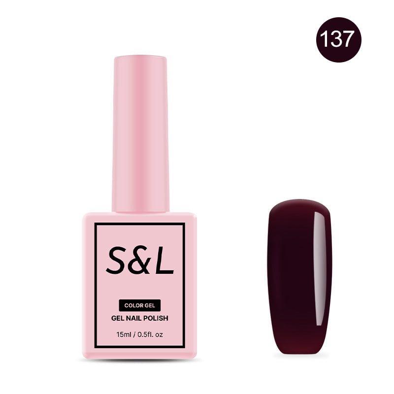S&L Gel Polish No 137 Crimson Noir