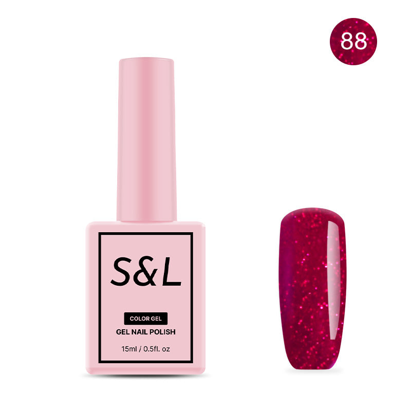 S&L Gel Polish No 088 Double Lucky Red