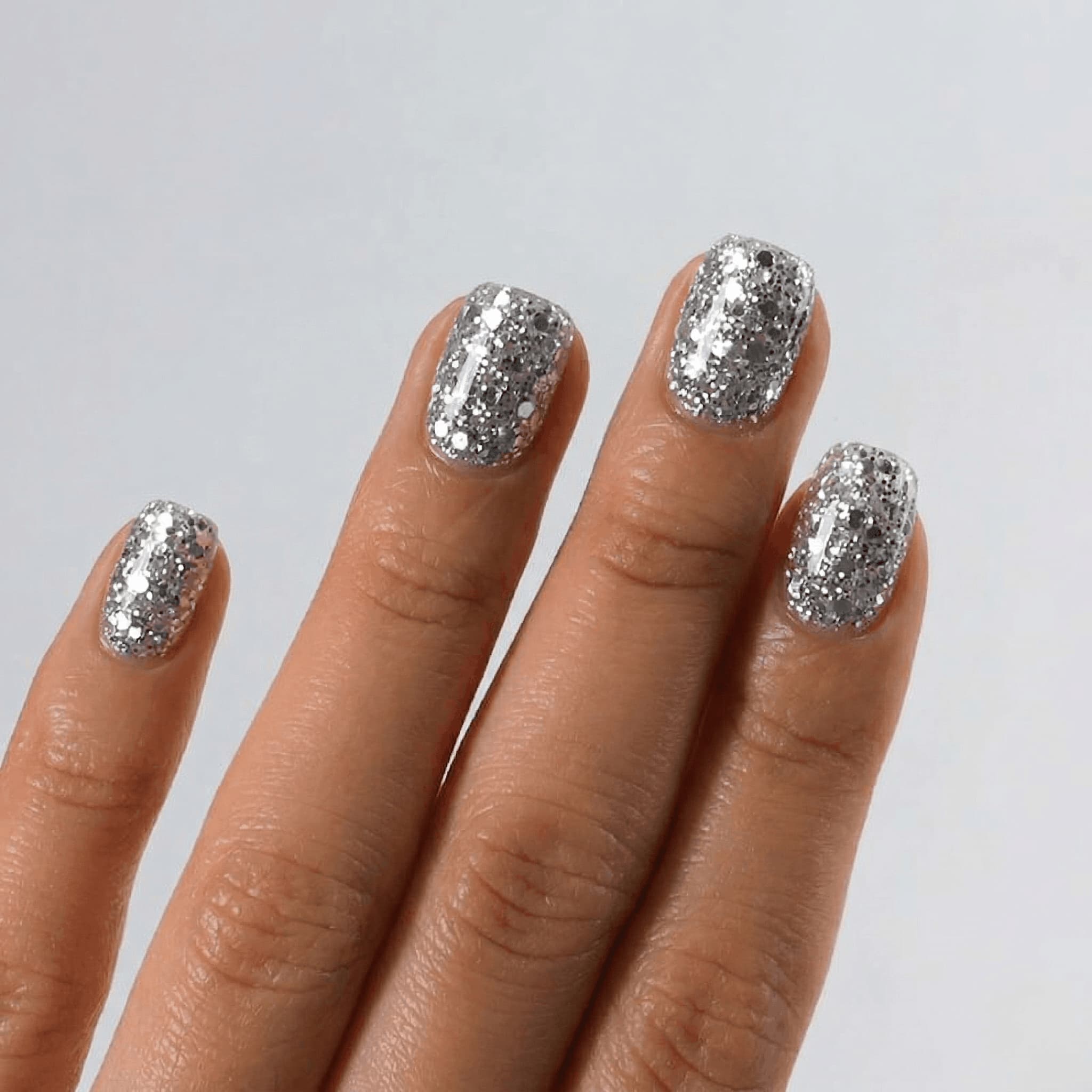 S&L Gel Nail Polish No. 099 Arctic Blast - Silver Sparkle 