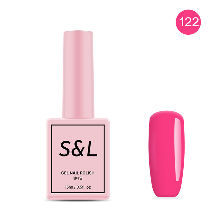 S&L Gel Nail Polish No 122 Peony Rizz 15ml