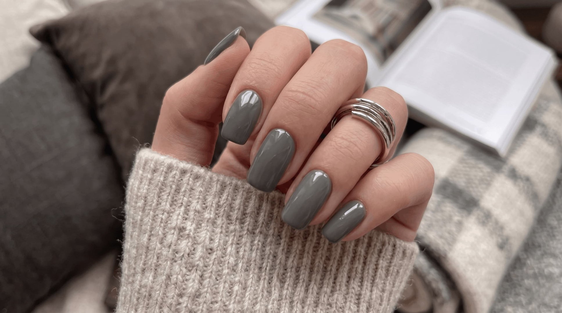 S&L Beauty Co. Professional Gray Gel Polish - Minimalist Salon Quality Manicure at Home