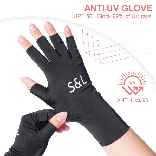 Guantes UV para manicura en gel