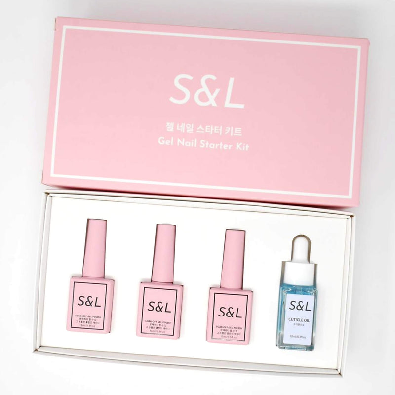 Complete Gel Nail Starter Kit (with UV light) by S&L – S&L Beauty